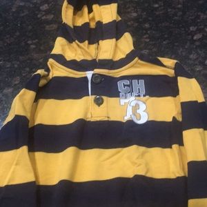 Sweatshirt and hoodie.